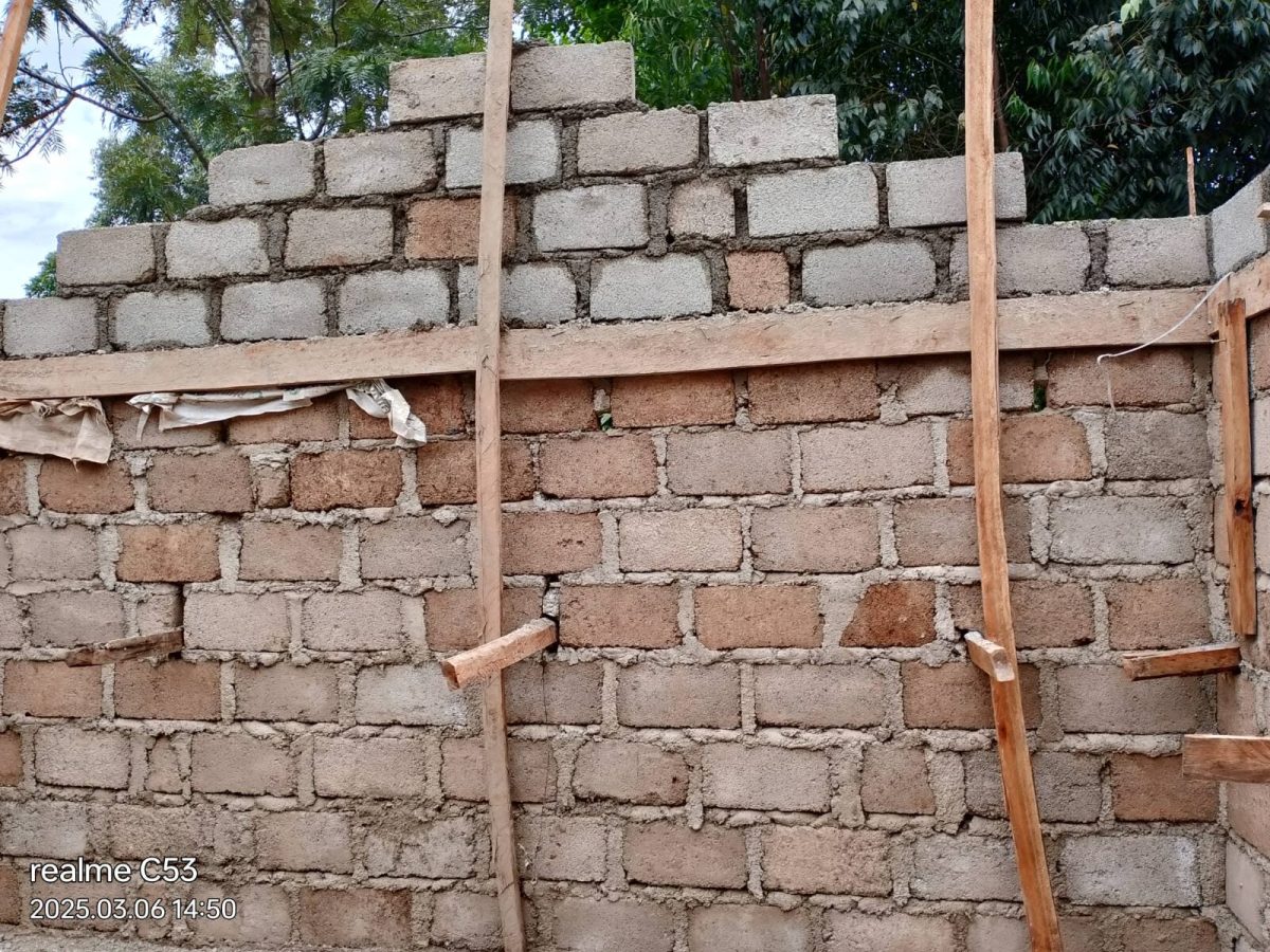 Construction work at the school